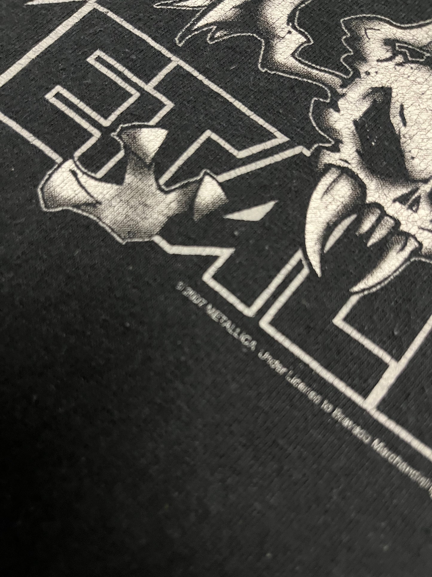 Vintage 2007 Black Gildan Metallica Tee - L