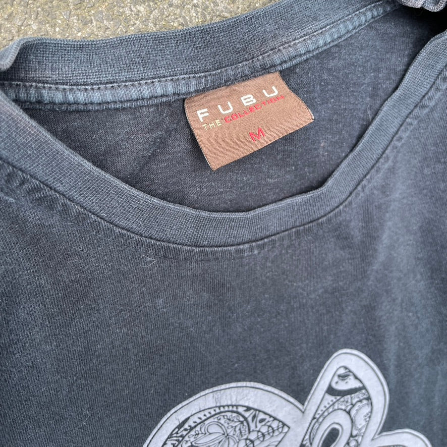 Vintage Y2K Black Fubu Tee - M