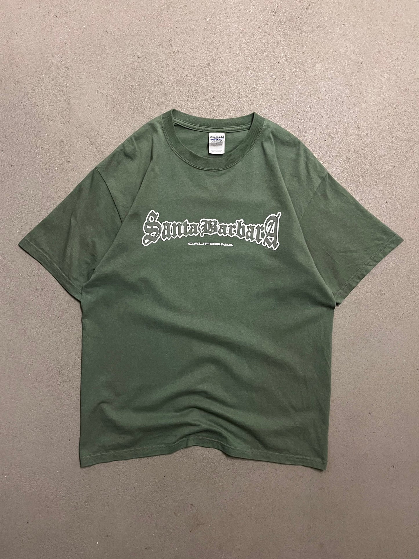 Vintage Green Gildan Santa Barba Tee - L