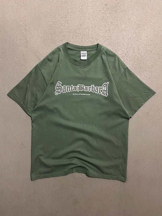 Vintage Green Gildan Santa Barba Tee - L