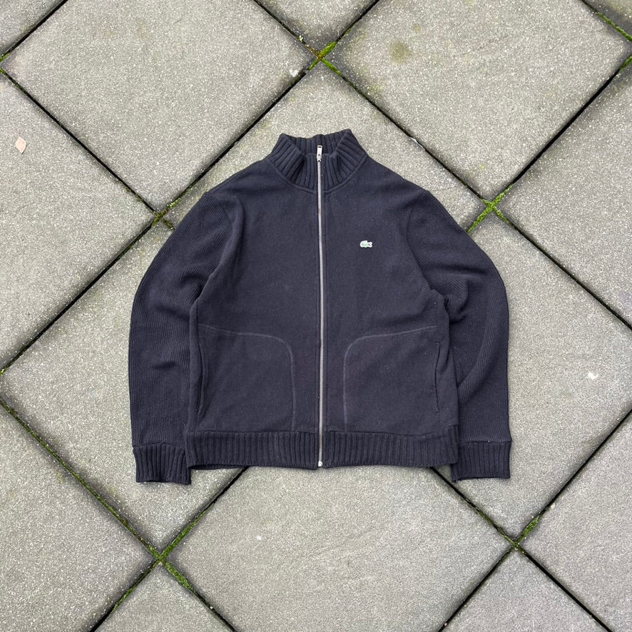 Vintage Black Lacoste Zip Up - M
