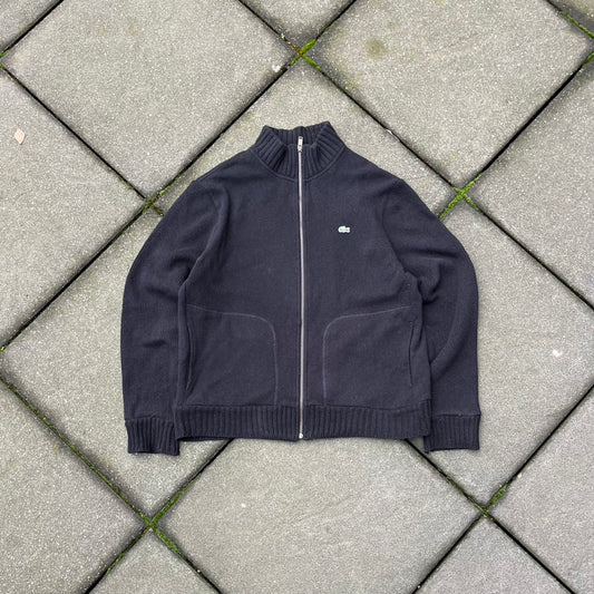 Vintage Black Lacoste Zip Up - M