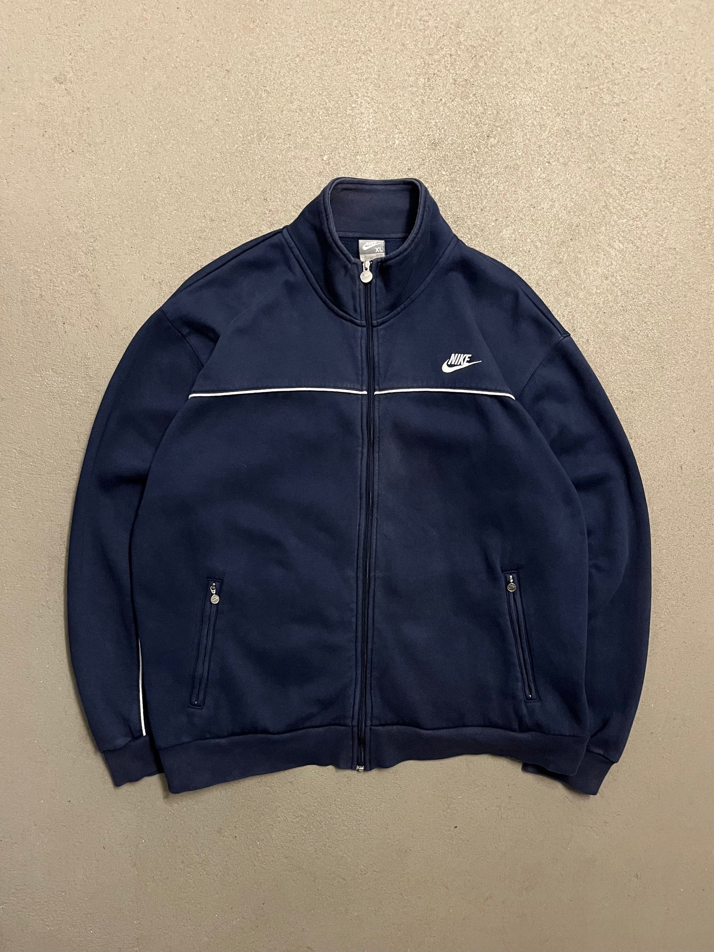 Vintage Y2K Blue Nike Zip Up - L