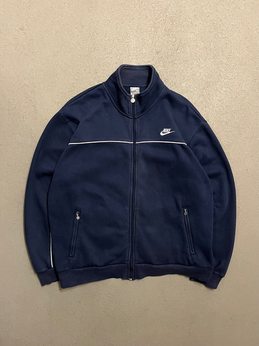 Vintage Y2K Blue Nike Zip Up - L