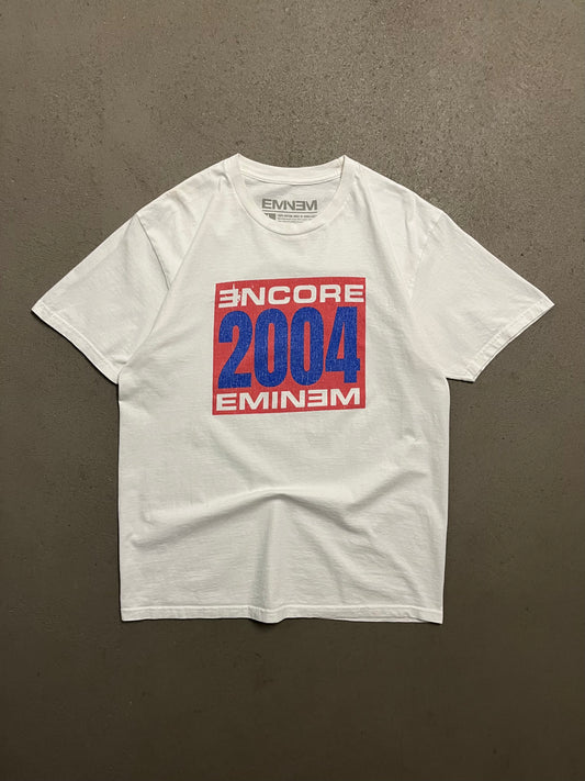 Vintage White Eminem Encore 2004 Tee - L