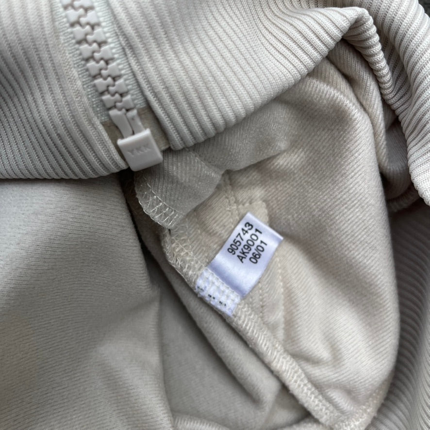 Vintage 2001 Silver Adidas Hooded Track Jacket - M