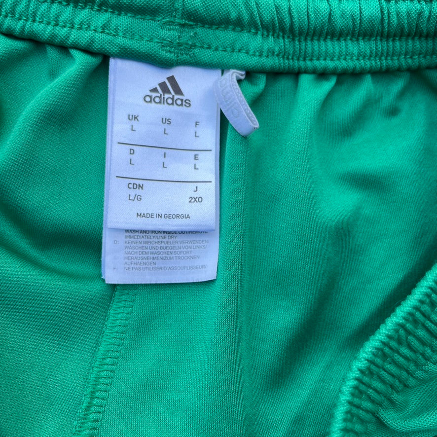 2018 Green Adidas Shorts - L