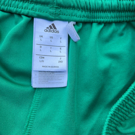 2018 Green Adidas Shorts - L