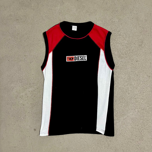 Vintage Black Diesel Tank Top - M (W)