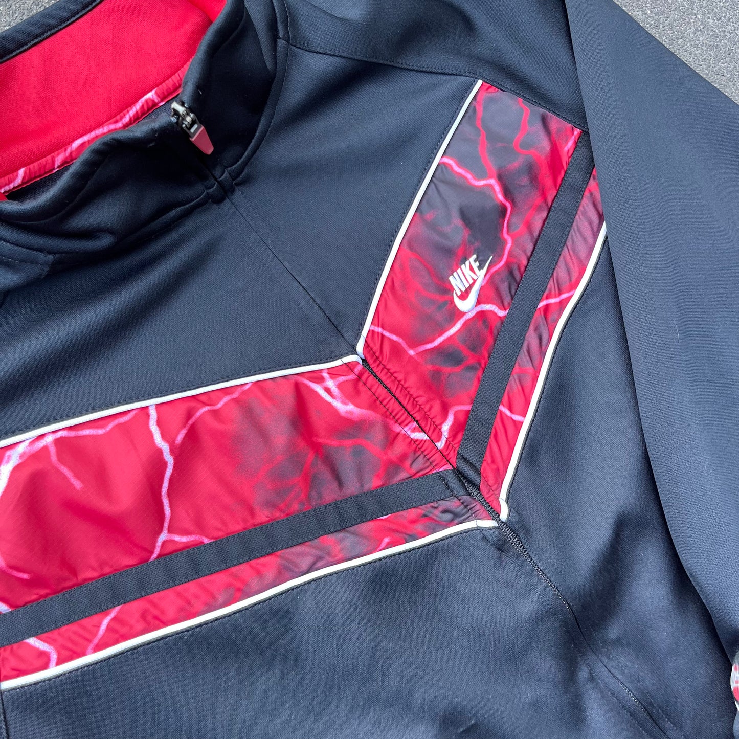 Vintage Black Nike Track Jacket - M