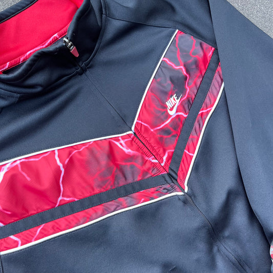 Vintage Black Nike Track Jacket - M