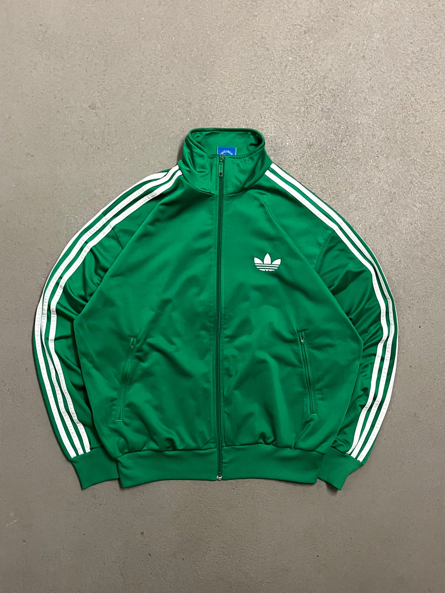 2010 Green Adidas Firebird Track Jacket - L