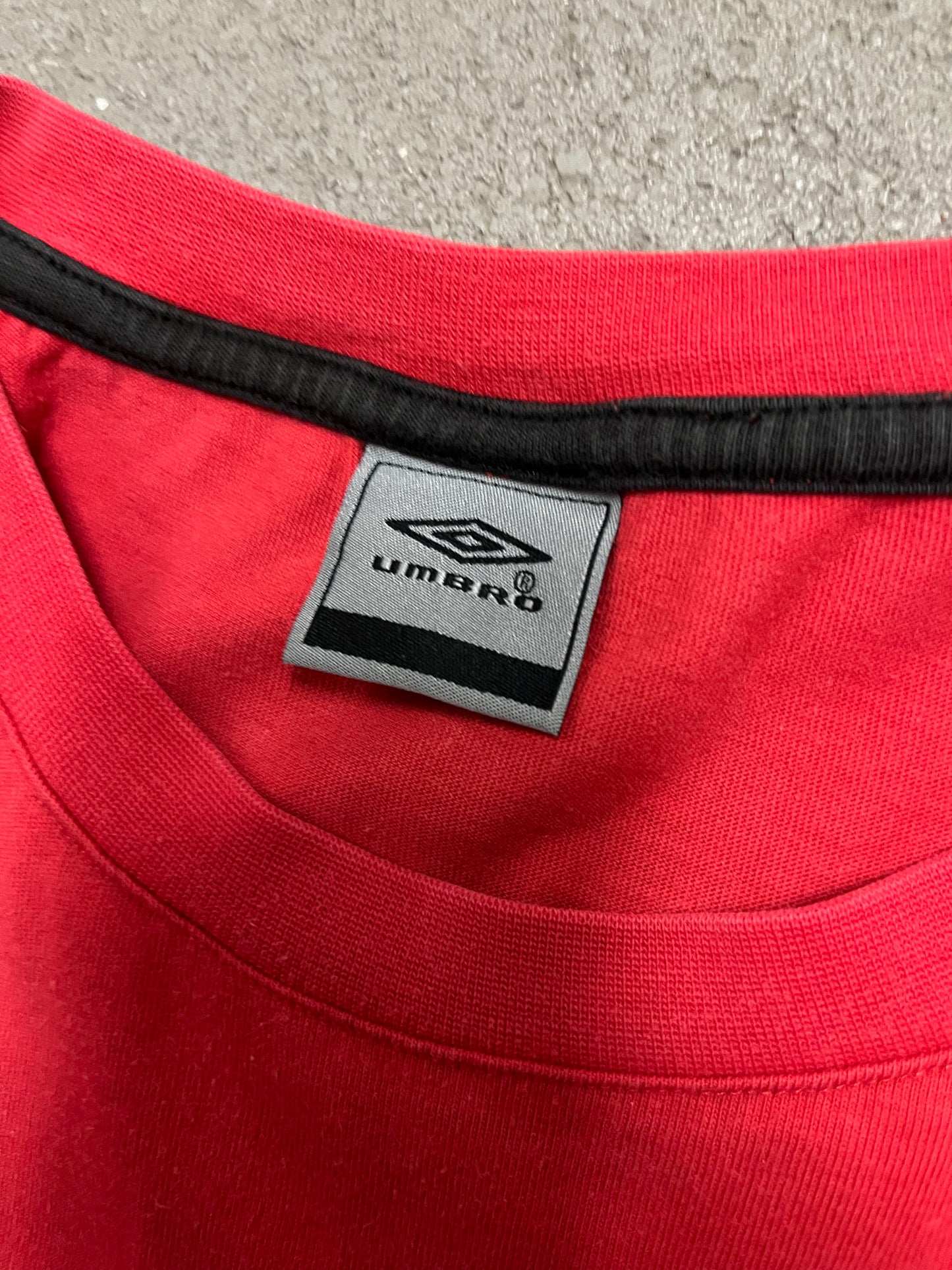 Vintage Y2K Red Umbro Tee - M