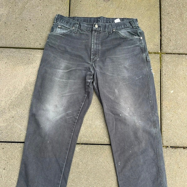 Vintage Black Faded Dickies Pants - 36/34