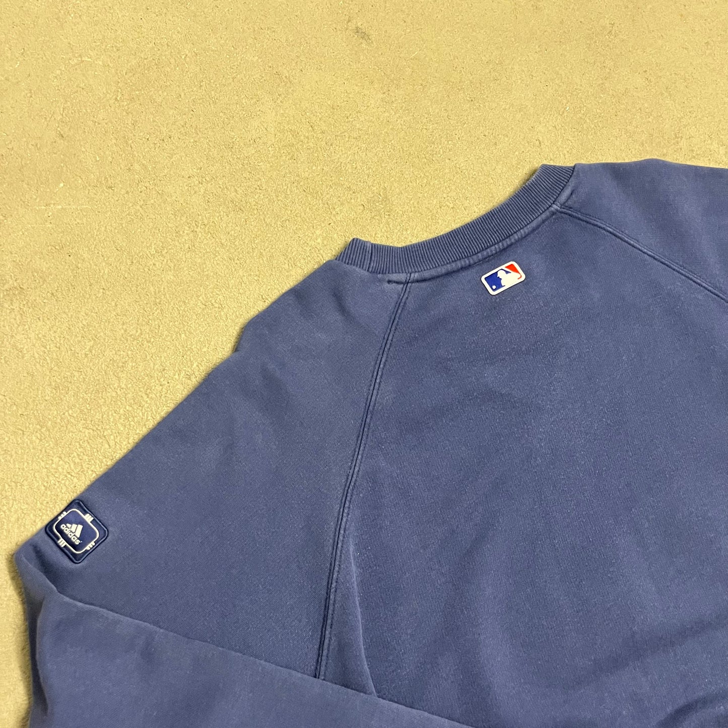 Vintage 90s Blue Adidas New York Yankees Sweater - M