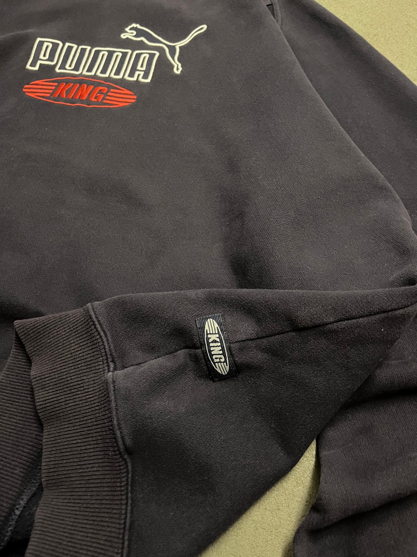 Vintage Y2K Blue Puma King Sweater - L