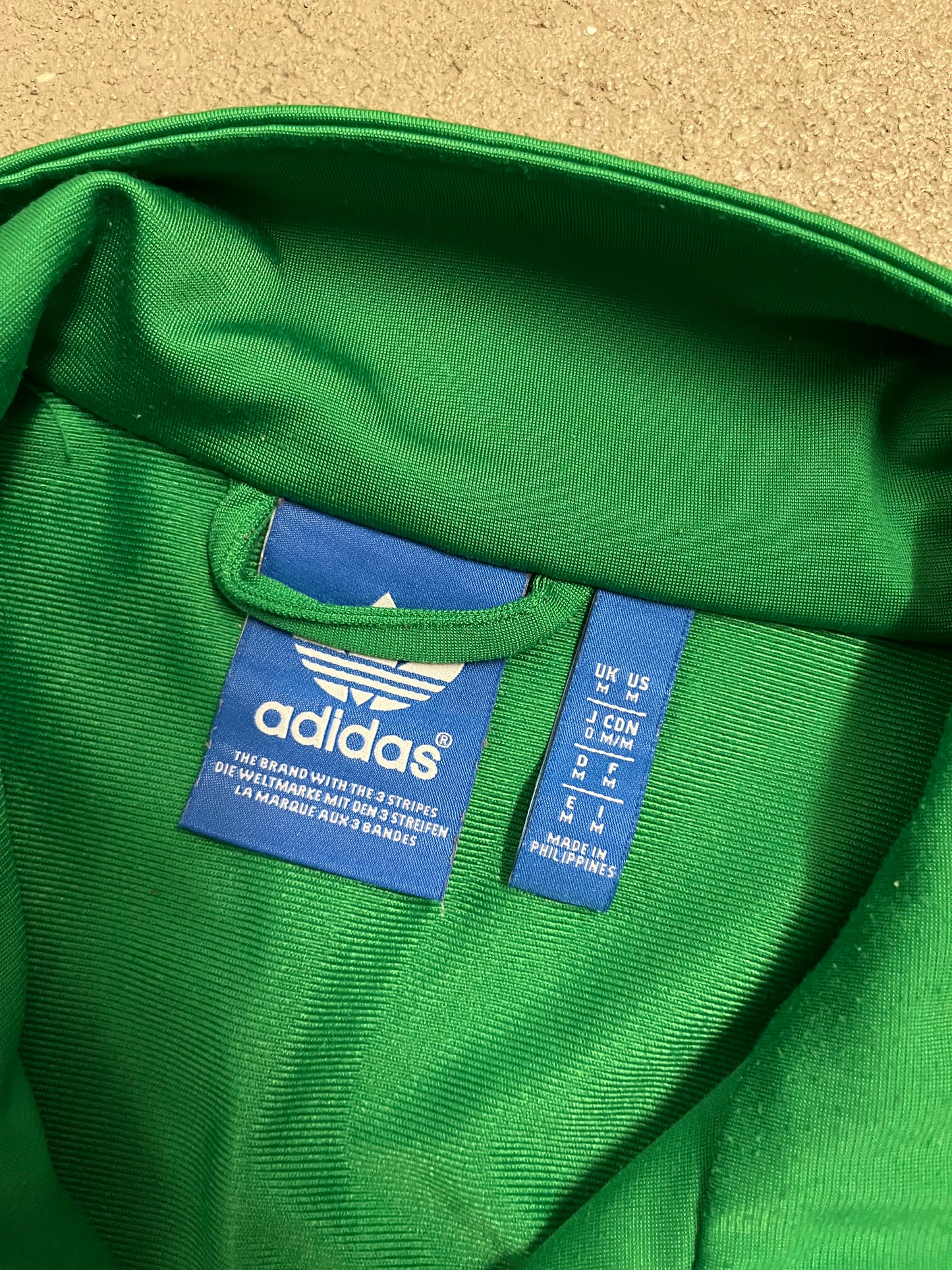 2012 Green Adidas Firebird Track Jacket - L