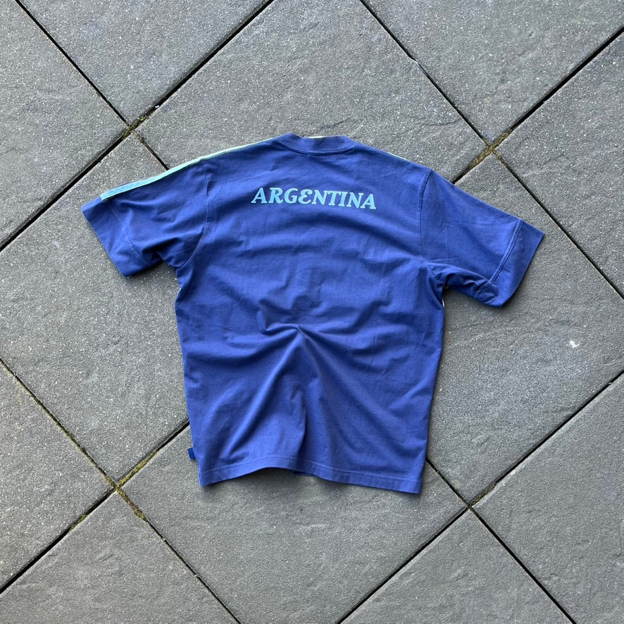 Vintage 2006 Blue Adidas Argentinia Tee - M