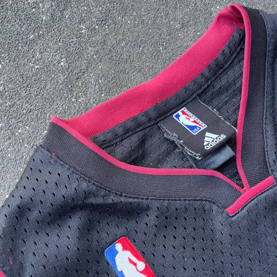 2008 Black Adidas Miami Heat Jersey - L