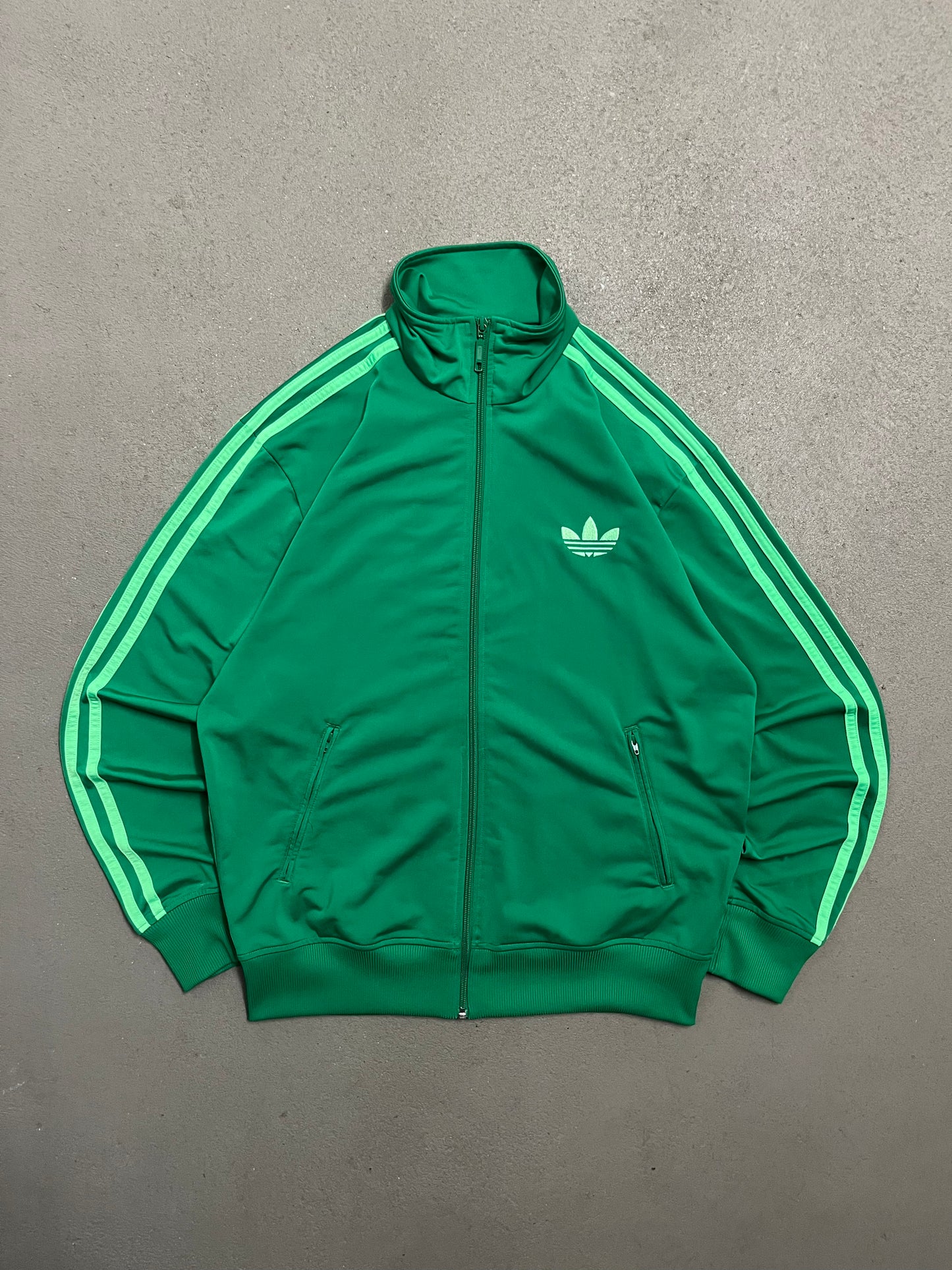 2012 Green Adidas Firebird Track Jacket - L