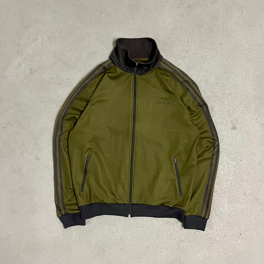 2007 Green Brown Adidas Beckenbauer Track Jacket - XL