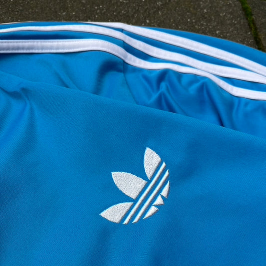 Vintage Blue Adidas Firebird Track Jacket - L