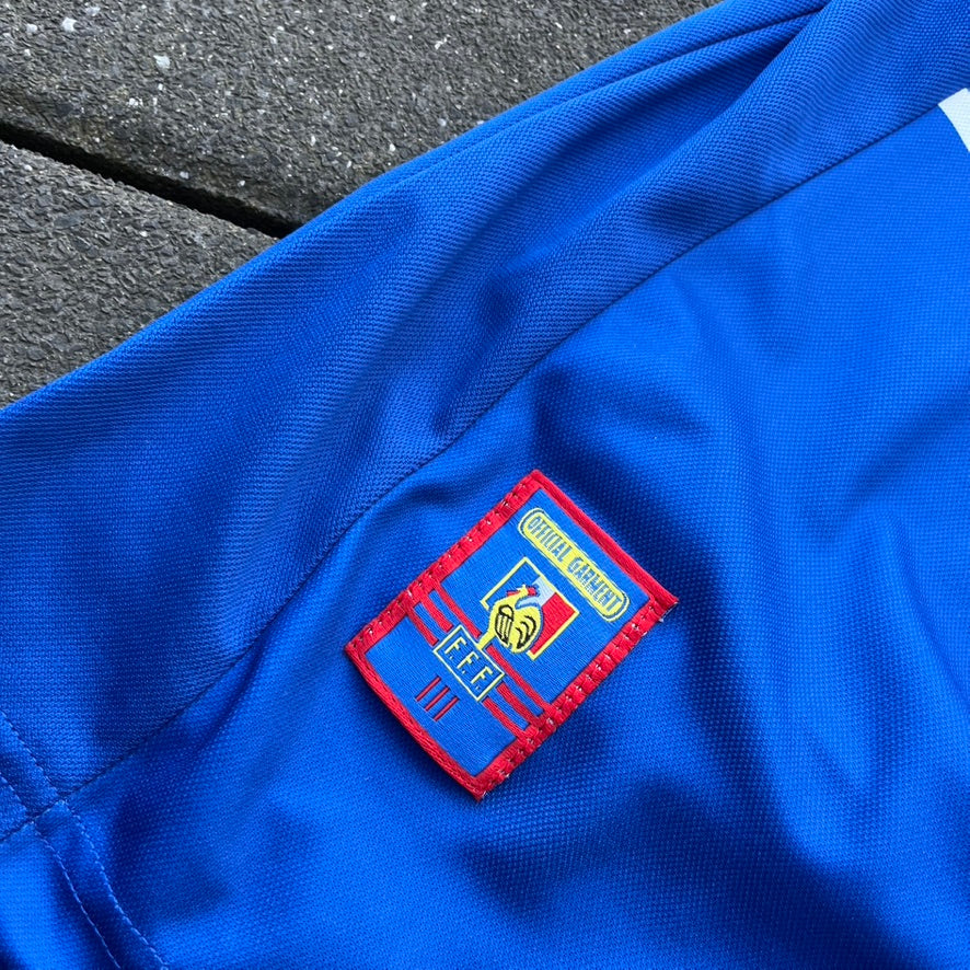 Vintage 1995 Blue Adidas Zidane Kit - L