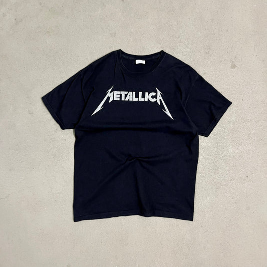 2008 Black Hanes Metallica Tee - L