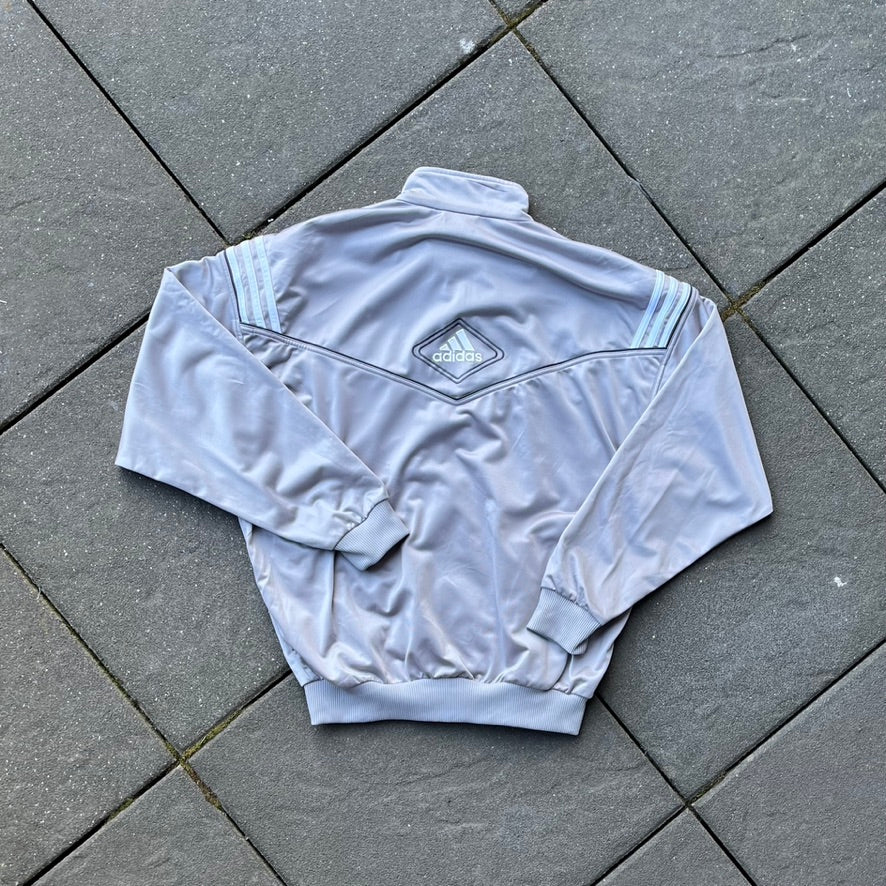 Vintage 2001 Silver Adidas Track Jacket - L