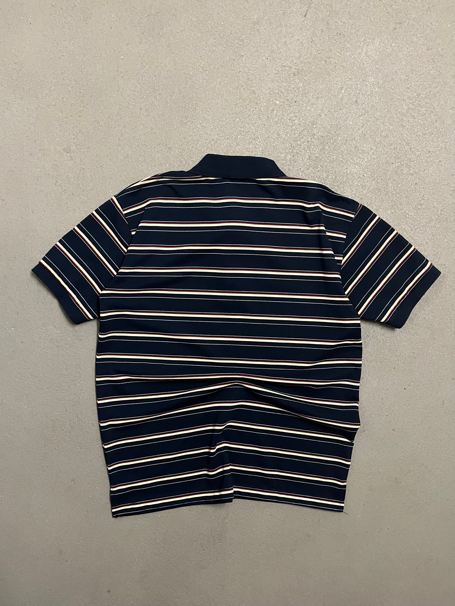 Vintage Blue Beige Red Nike Polo Shirt - L