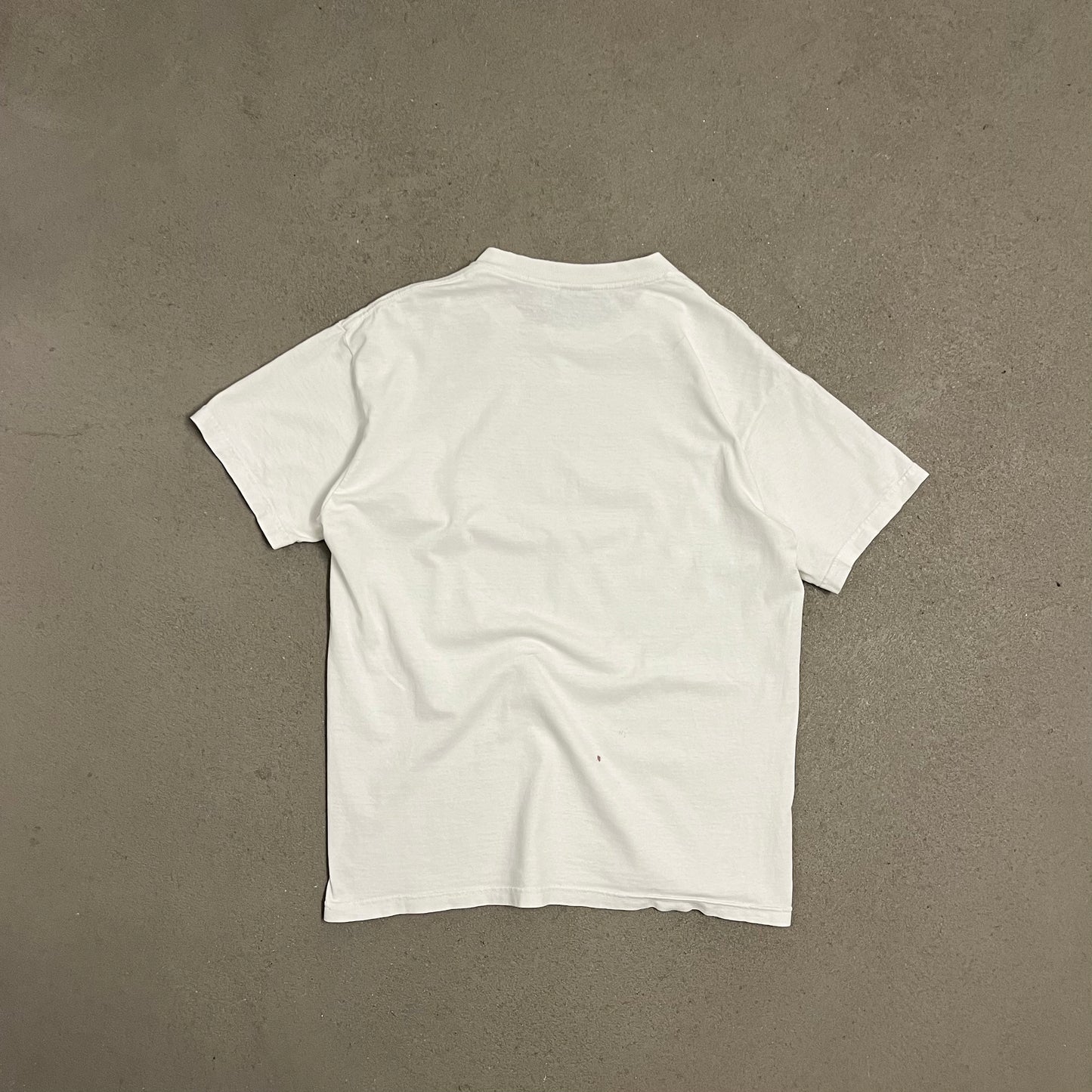 Vintage White Stüssy Tee Made in USA - M