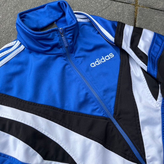 Vintage 90s Blue Adidas Track Jacket - L