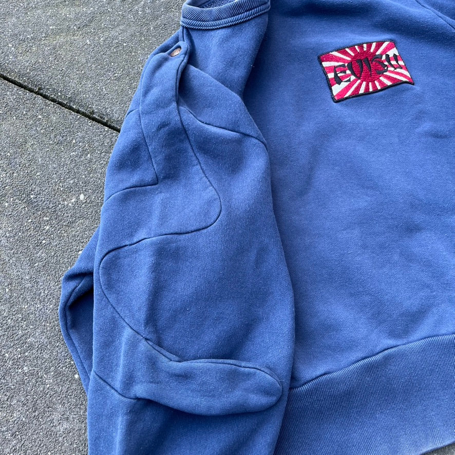 Vintage Blue Evisu Sweater - M