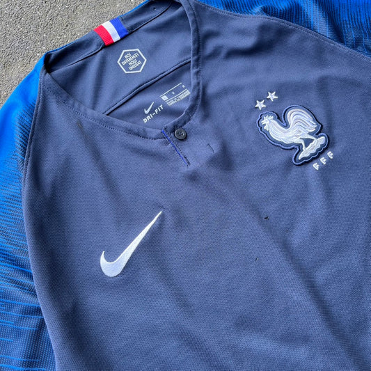 2018 Blue Nike France Kit - L