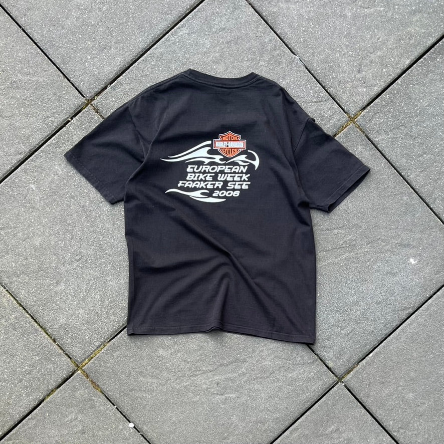 Vintage 2006 Black Harley Davidson Tee - L
