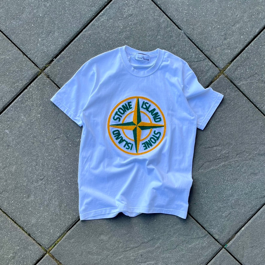 White Stone Island Tee - M