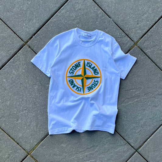 White Stone Island Tee - M