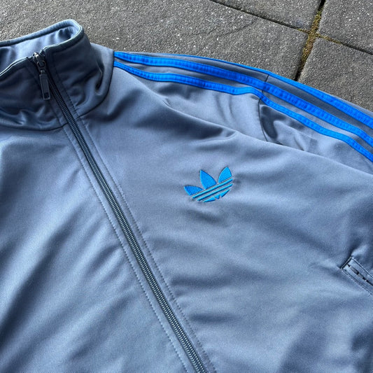 2011 Silver Adidas Firebird Track Jacket - L