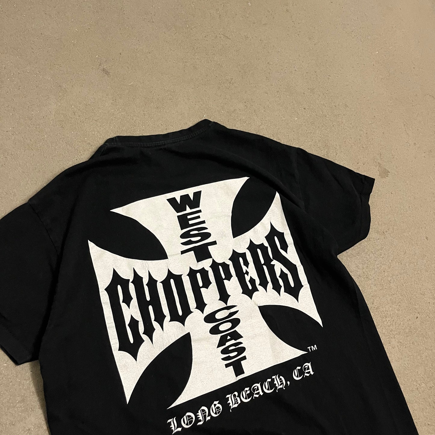 Black White West Coast Choppers Tee - M