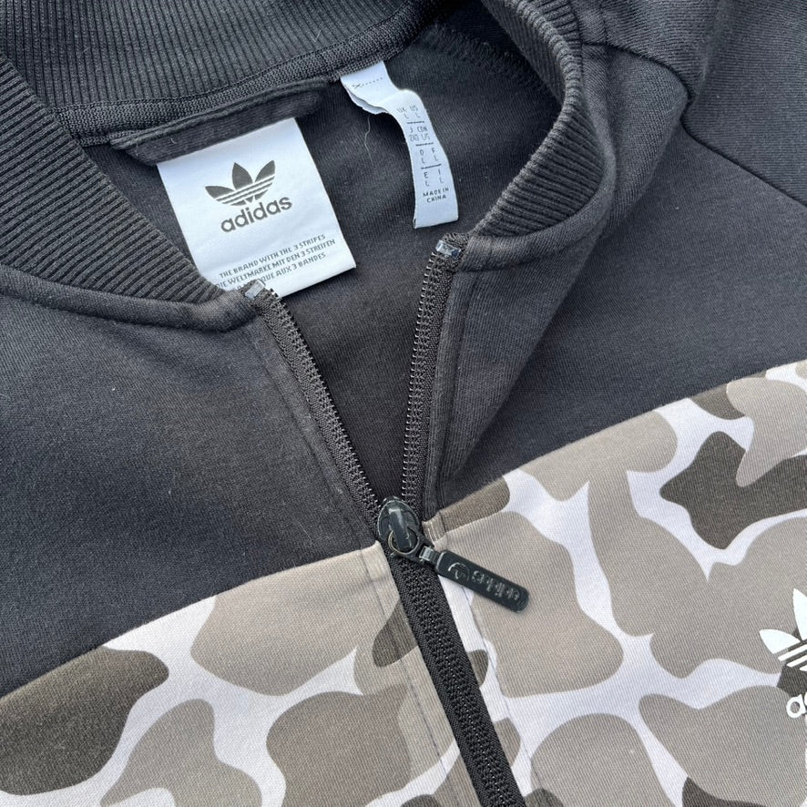 2018 Black Camo Adidas Track Jacket - L