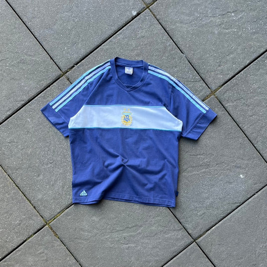 Vintage 2006 Blue Adidas Argentinia Tee - M