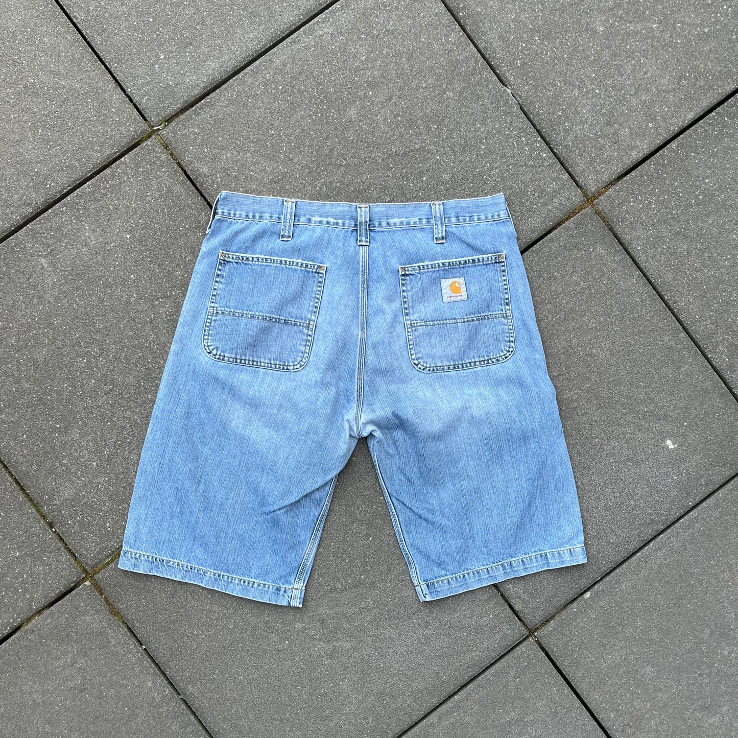 Vintage Blue Carhartt Jeans Shorts - M