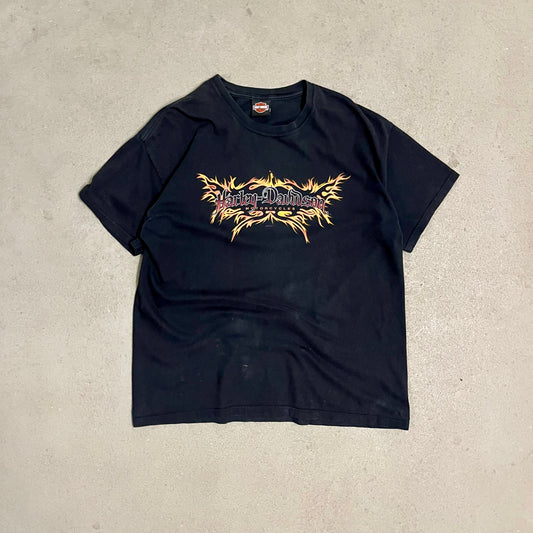 Vintage 2004 Black Harley Davidson Tee - XL