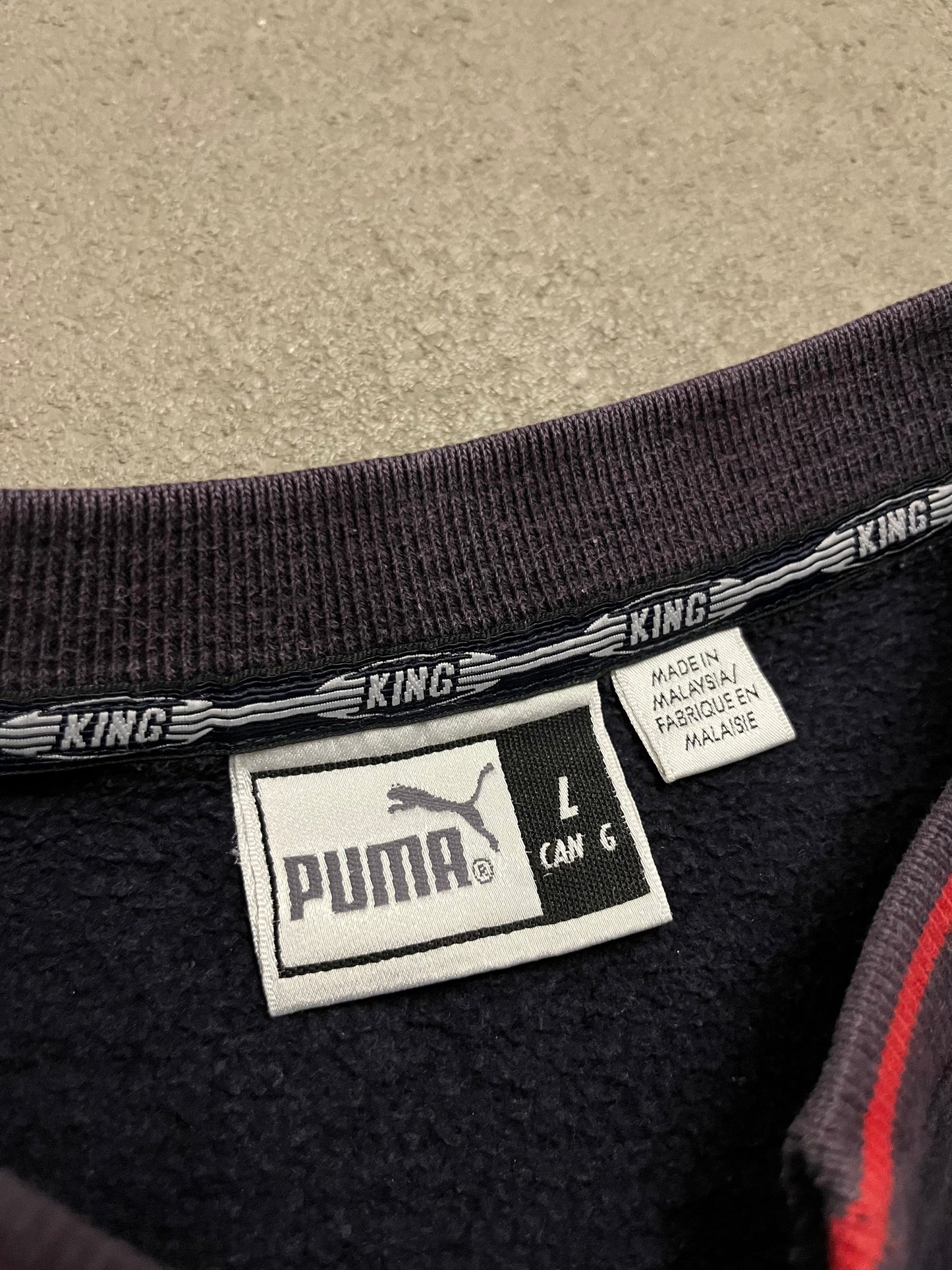 Vintage Y2K Blue Puma King Sweater - L