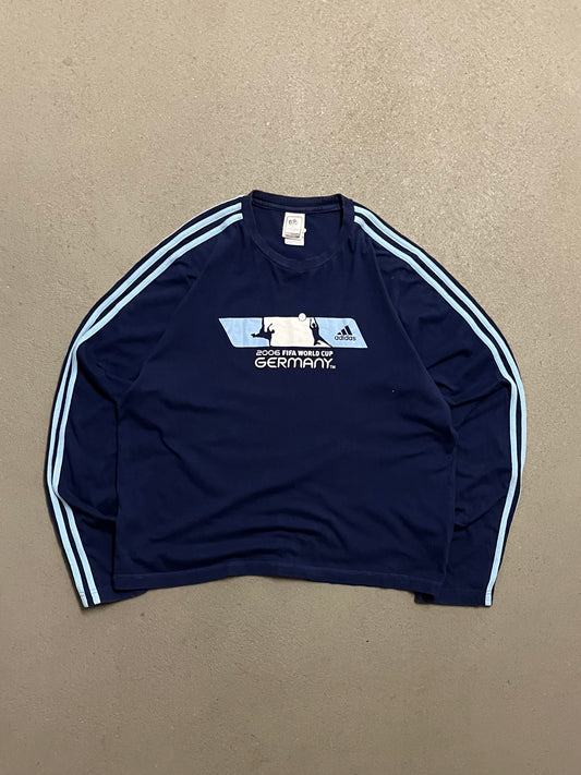 Vintage 2005 Blue Adidas World Cup 2006 Longsleeve - M
