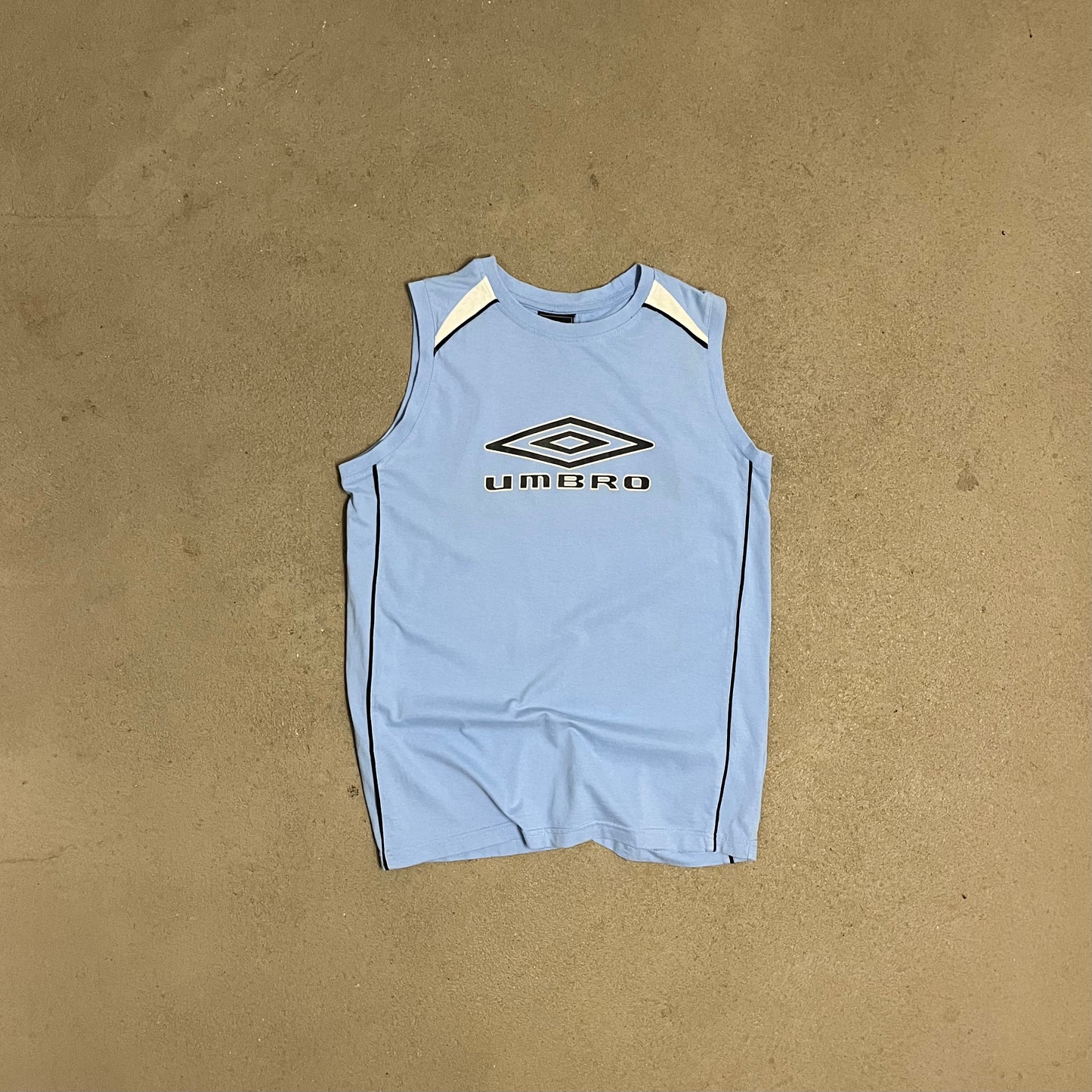 Vintage Blue Umbro Tank Top - M
