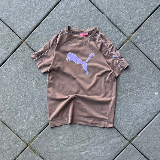Vintage Brown Puma Tee - L (W)