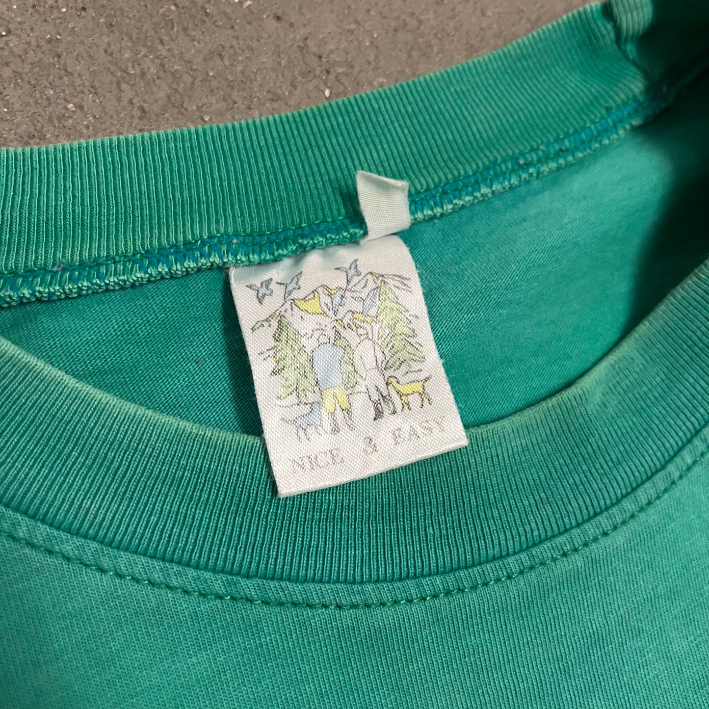 Vintage Green Bangkok Thailand Tourist Tee - M