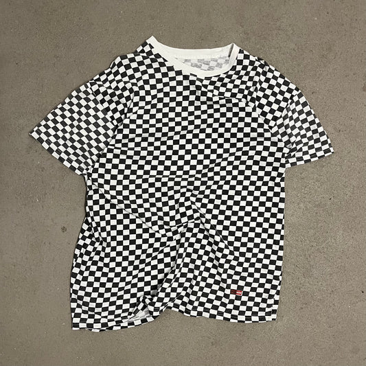 Black White Supreme Tee - L