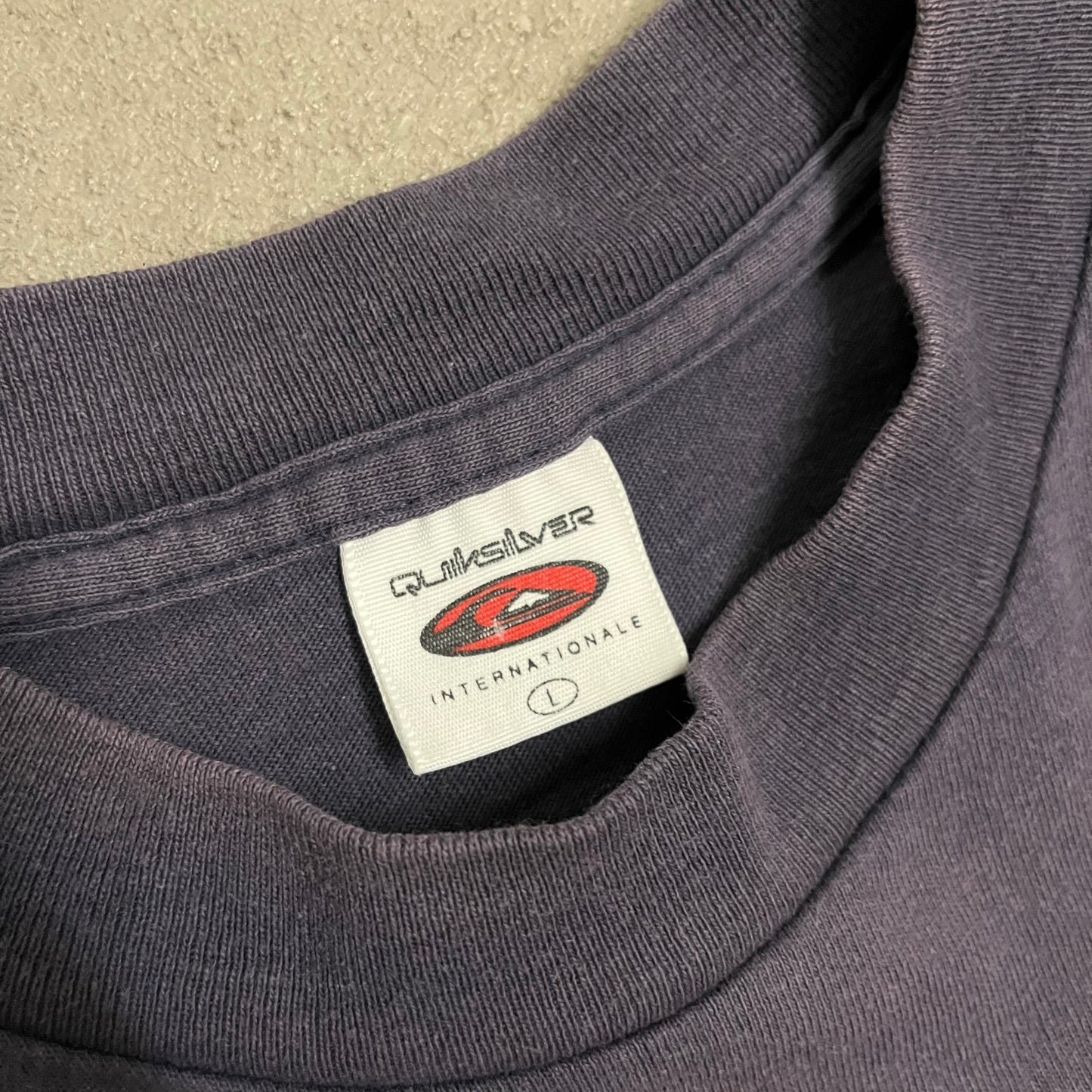 Vintage Purple Faded Quicksilver Tee - L